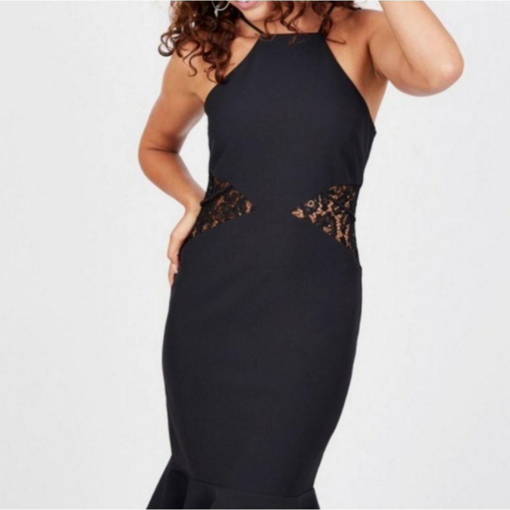 👗Final Price | Lace Cut Out Dress | Black | L/XL